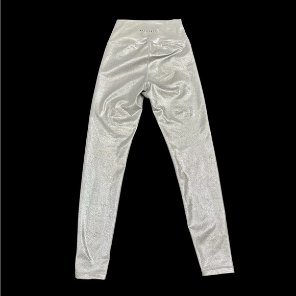 All Fenix Silver Metallic Leggings Small - Picture 3 of 7